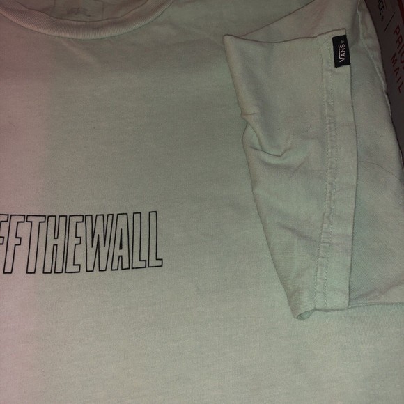 Vans off the wall womens Large Tye-Dye T-Shirt cropped - Picture 3 of 5